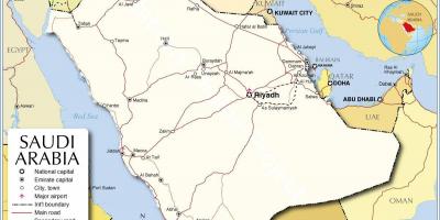Kort af Makkah museum placering 