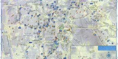  kort af Makkah ziyarat steder
