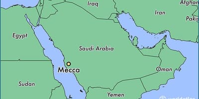Makkah på kort